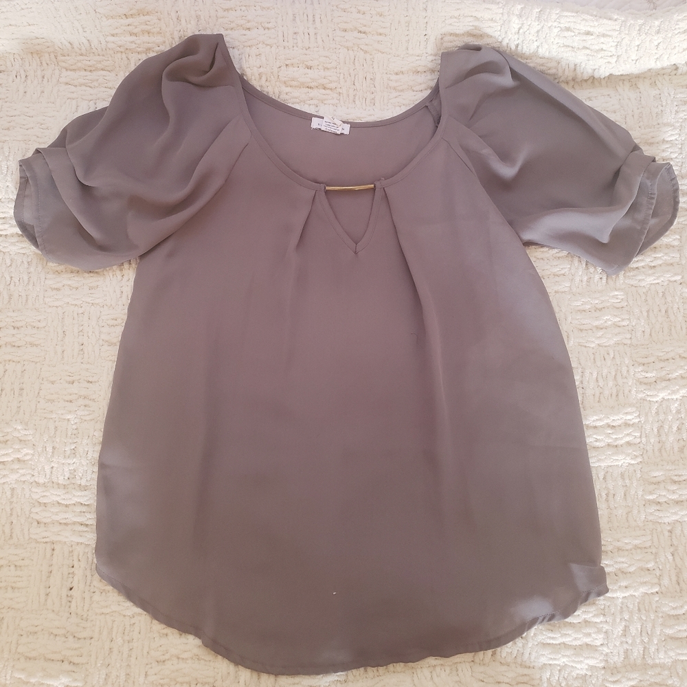 Blue lemon blouse